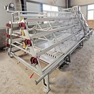 China 200 Chickens / Set Poultry Chicken Cage Coops Animal Farming Tools And Functions supplier