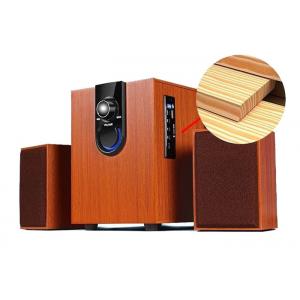 China High Performance 2.1 PC Speakers System With Subwoofer Wood Construction supplier