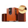 High Performance 2.1 PC Speakers System With Subwoofer Wood Construction