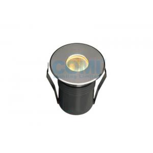 China Mini Type 1 * 5W COB LED Inground Light Round Front Ring Install by Mounting Sleeve supplier