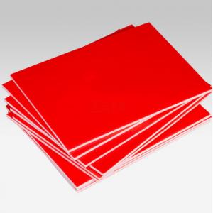 UV Resistant Red Foam Core Board 60*45cm Painting Foam Board