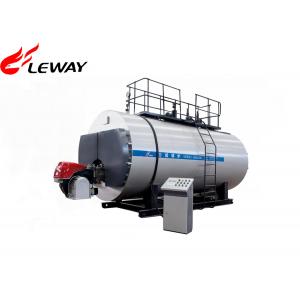 China Fire Tube Fuel Oil Water Heater , Oil Fired Hot Water Tank 40mm Drain Pipe supplier