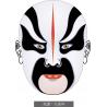 Vector art convert into embroidery design Face book Beijing Opera Facial Masks