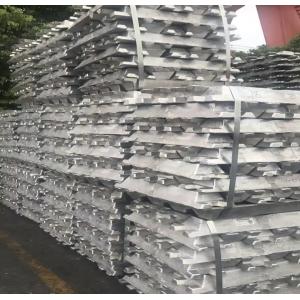 99.7% Chemical Composition A7 Aluminum Ingots Mill Finish Surface With Chemical Composition
