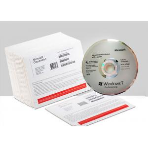 China Genuine Win 7 Pro DVD / Windows 7 Professional Licence Key Software English Version supplier