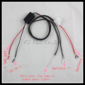 China LED Daytime Running Lights Relay Cable DRL Harness Car Controller LED DRL Controller cable supplier