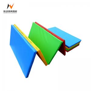PVC Exercise Mat for Fitness in Gymnasium School Thick Folding Gymnastic Mat