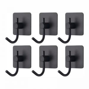 Heavy Duty Sticky Holder Waterproof Aluminum Towel Hooks for Hanging Coat, Hat, Key, Clothes