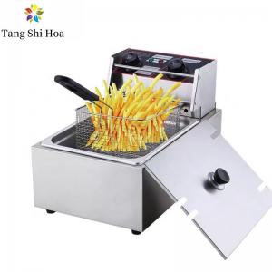 China 6L Small Electrical Deep Fryer With Basket Fat For Chip Electric Food Fryer supplier