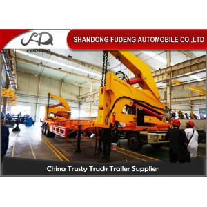 China 40FT Diesel Engine Side Loader Trailer Mechanical Ladder Hydraulic Side Loader supplier