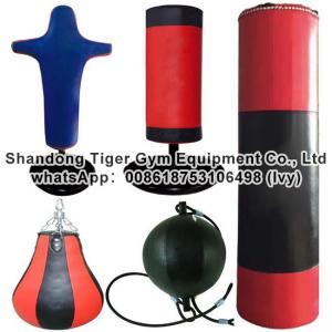 China Boxing equipment sandbag / Column Tumbler /  Human Shape Tumbler / speed ball supplier