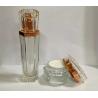 Luxury Transparent Cream Bottles Skincare Packaging / Glass Cosmetic Bottle Six