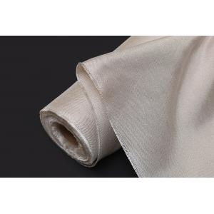 China White High Temperature Fiberglass Cloth High Silica Fiberglass Fabric For Industry supplier