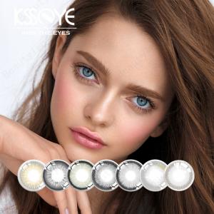 Oem 14.2 Natural Soft Honey Gray Contact Lenses Two Tone