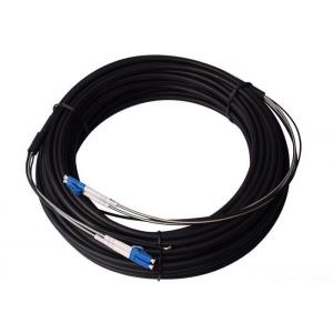 China 50M Steel Armored Fiber Optic Patch Cable , LC - LC MM Duplex Fiber Optic Cable wholesale