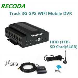 China ハード ディスクのトラック3G移動式DVR Wifi Mdvrのサポート1TB Hddおよび64GB Sdカード supplier