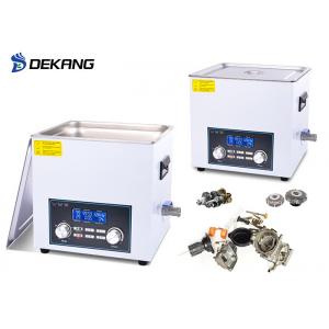 China 480W White Bench Top Ultrasonic Cleaner , LCD Screen Ultrasonic Surgical Instrument Cleaner  supplier