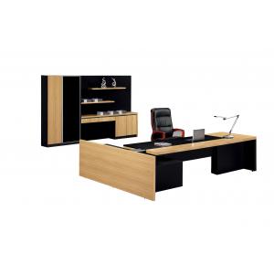 Luxury Standing Office Manager Desk Fine Wood Materials European Style
