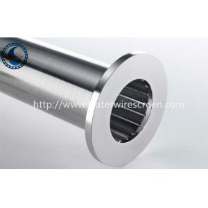 Stainless Steel 304l Wedge Wire Screen Pipe Acid Washing Surface