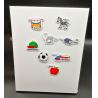 School / Home Writing Magnetic Dry Erase Board Flexiable Rubber Magnet Material