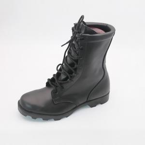 China Xinxing Genuine Leather Black Combat Tactical Boots supplier