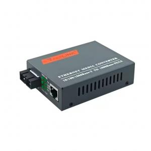 HTB-GS-03 Optical Fiber Transceiver 10/100/1000M 20KM 1310nm Single Mode Double Fibers