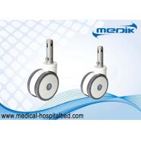 China Central Locking Medical Casters Bed Casters Wheels 45 Degree Cam Movement on sale