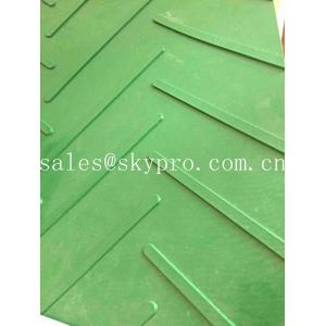 China 2mm Green PVC Conveyor Belt , High Strength PVC PU Conveyor Belt For Incline supplier