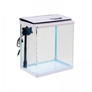 USB LED Lighting Aquarium Glass Table Fish Farming Tank 19mm Thickness