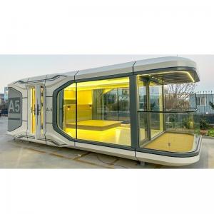 Hotel Accommodation 38 M2 Model E7 Solar Capsule House With Luxury Apple Cabin Design