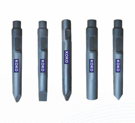 China Indeco Chisel para rompehielos hidráulicos MES121 MES180 MES300 MES550 MES650 MES2500 Moil Chisel universal plano para rompehielos de roca supplier