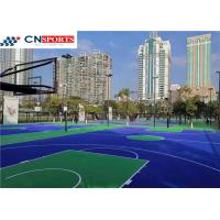 China Slicon PU Outdoor Basketball Flooring Cushion Rebounce Shock Absorption on sale