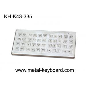 China IP65 Rated Desktop Metallic Ruggedized keyboard metal with 43 Super Size Keys supplier