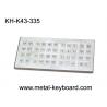 China IP65 Rated Desktop Metallic Ruggedized keyboard metal with 43 Super Size Keys wholesale