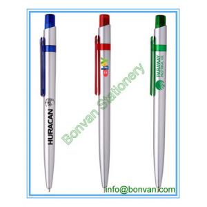silver plastic ball pen,cheap promotion pen for budget consideration