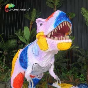 Amusement Park Life Size Animatronic Dinosaur Family Customized Sound