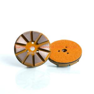 China 3 inch diamond grinding wheel 10 segment for Stonekor concrete grinders  Grinders concrete grinding disc supplier