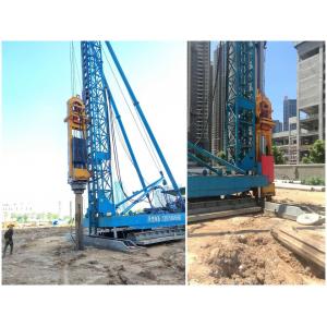 China 7T Hammer Piling Machine / Concrete Pile Driving Low Fuel Consumption supplier
