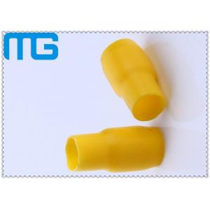 China yellow /blue cable Wire End Caps Copper Insulated terminal Crimping connectors with CE approval PVC material wholesale