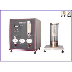 LCD Diaplay Limiting Oxygen Index Test Apparatus For Plastic / Rubber