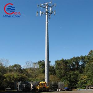 120 Ft  Heavy Monopole Telecommunications Tower Mobile Wifi Antenna Mast
