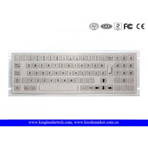 Panel Mount Multimedia Kiosk Keyboard Panel Mount With Number Keypad In Flat Keys