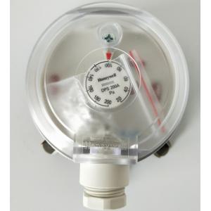 China IP54 Air Differential Pressure Gauge With Switch Honeywell Adjustable Pressure Gauge 40-400Pa supplier