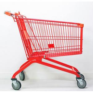 Warehouse / Supermarket Wire Shopping Carts Hand Trolley 1015 X 590 X 1035 mm