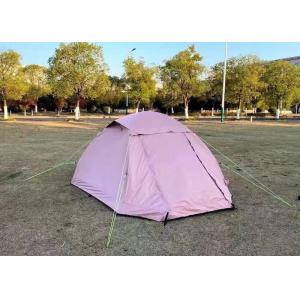 China Camping Pink Inflatable Pole Tent PU3000mm Inflatable Tent 3 Person supplier