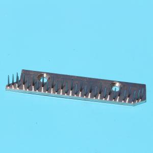 China Santex Stenter Machine Parts Needle Plate Pin Bar Copper Plate Nickel Plating 96mm Center Distance supplier