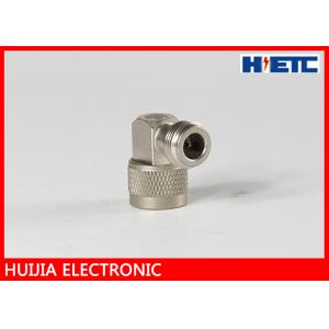 Male To Female 90 Degree Angle Coaxial Cable Connector