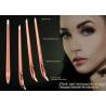 China Luxury Champagne Sleek Disposable microblading Pen For Eyeliner with Pigment Brush wholesale
