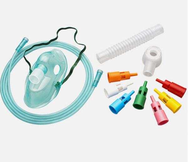 Transparent Oxygen Supply 15L/Min Adjustable Venturi Mask 60% Medical Instrument