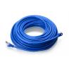 Blue FTP Cat6A Cable , Customized Length 4 Pair Twisted Shielded Cable